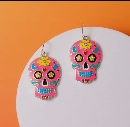 Pink Dia de Los Muertos