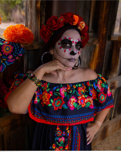 Pink Dia de Los Muertos