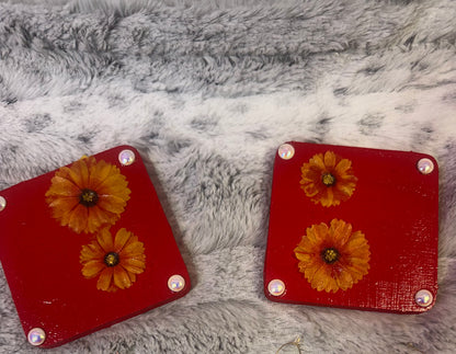 Classic Christmas pearl coasters/home decor