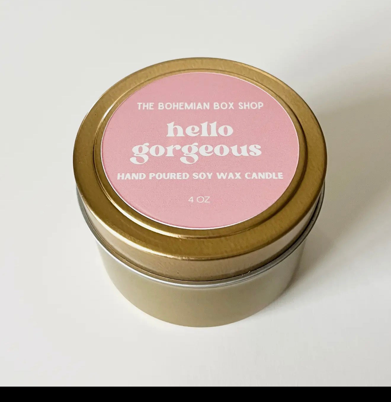 Hello gorgeous soy candle