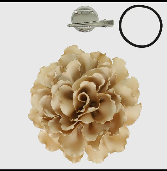 Almond Hair Flower Dia de Los Muertos 25