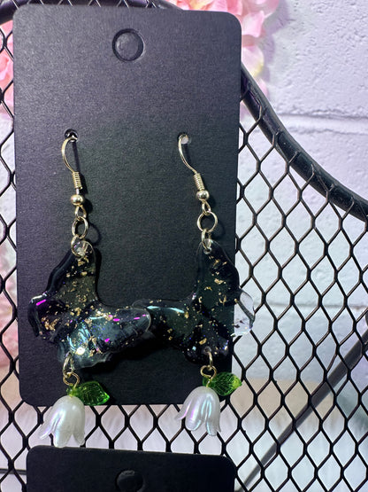 Green Butterfly Dream Earrings