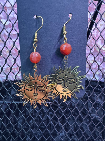 Sunshine Gold good energy earrings