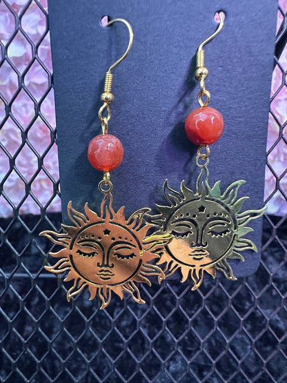 Sunshine Gold good energy earrings