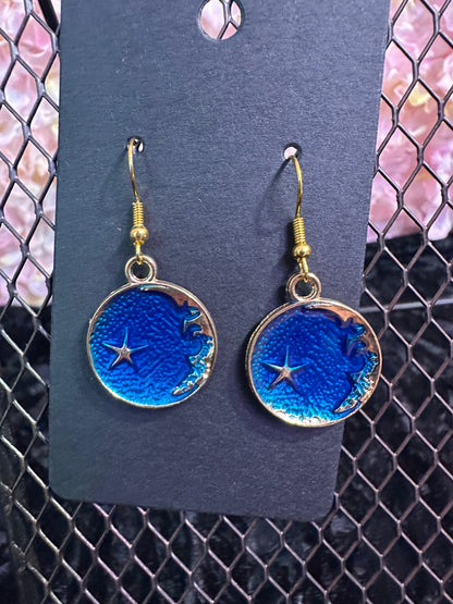 Blue Moon earrings