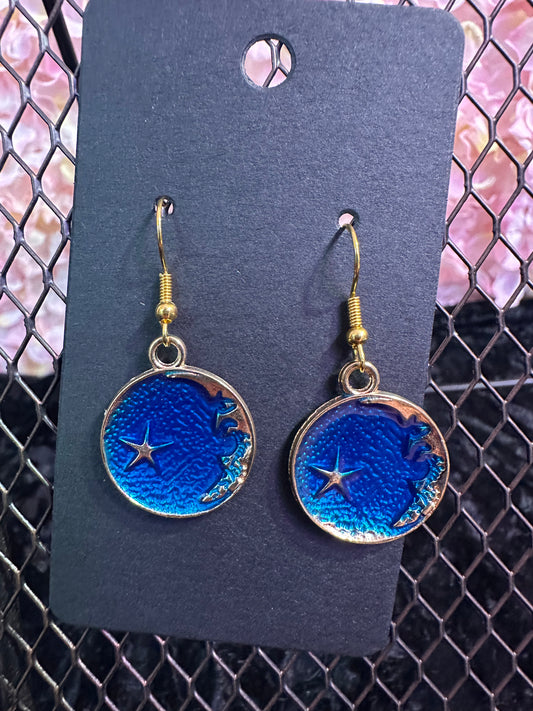 Blue Moon earrings