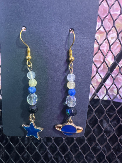 Jupiter Sun beaded earrings