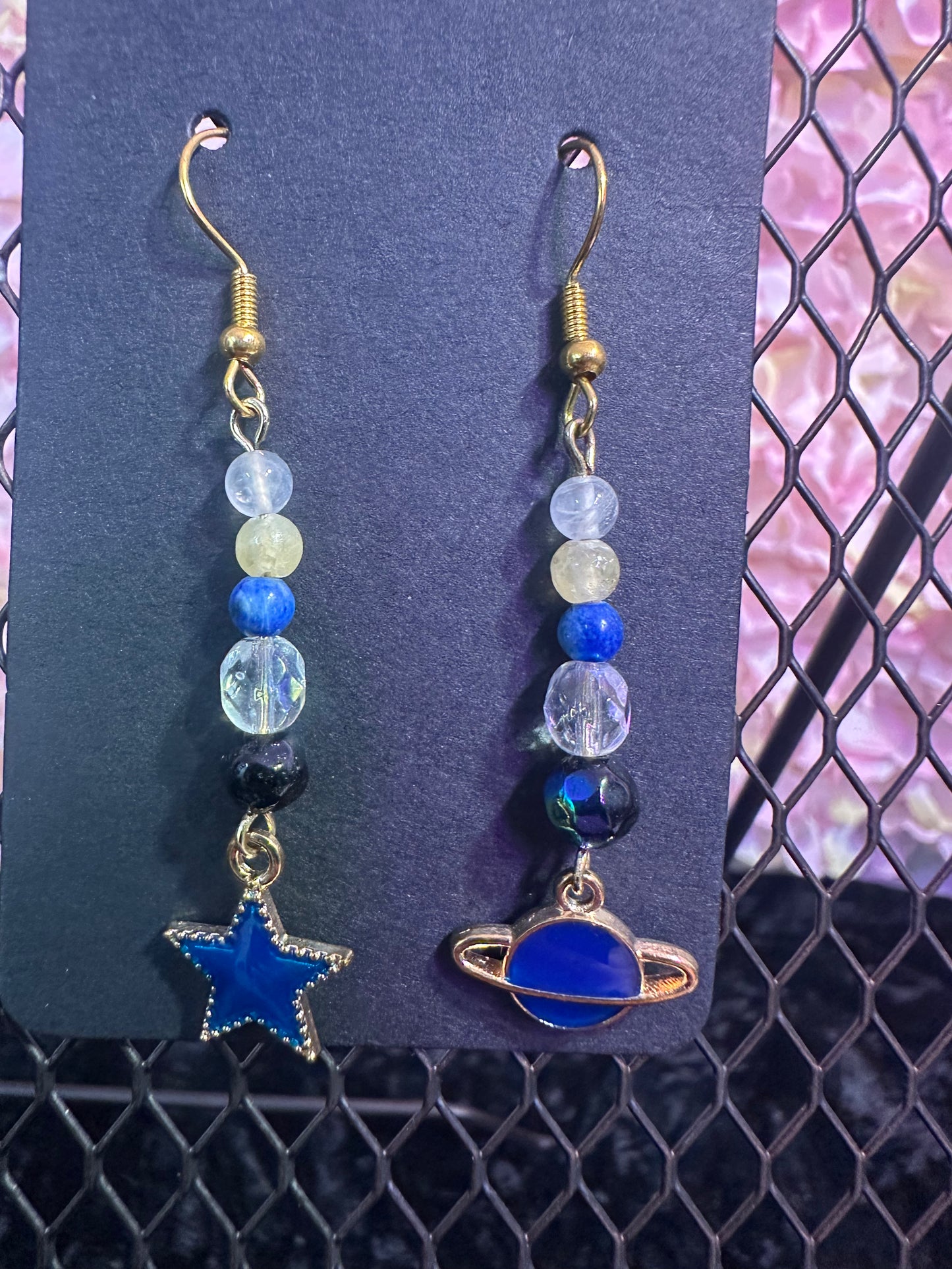 Jupiter Sun beaded earrings