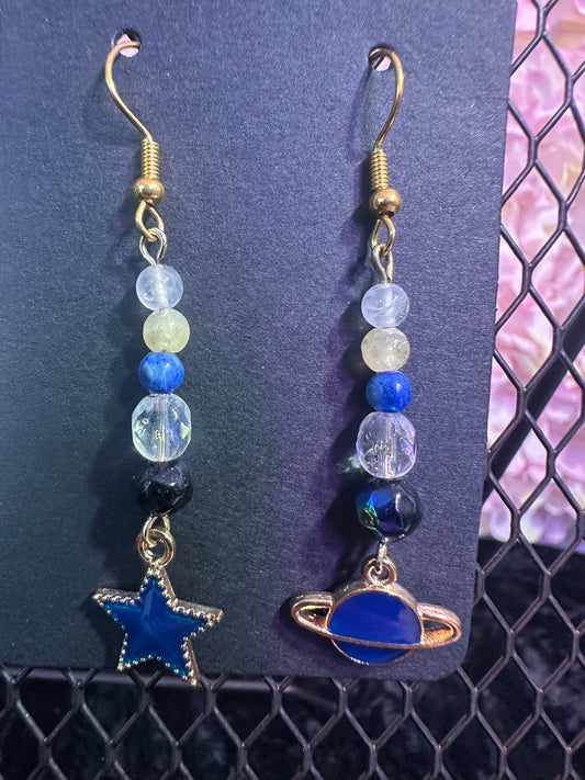 Jupiter Sun beaded earrings