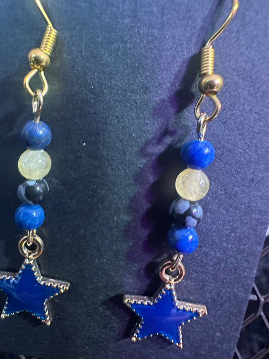 Starlight beaded earrings