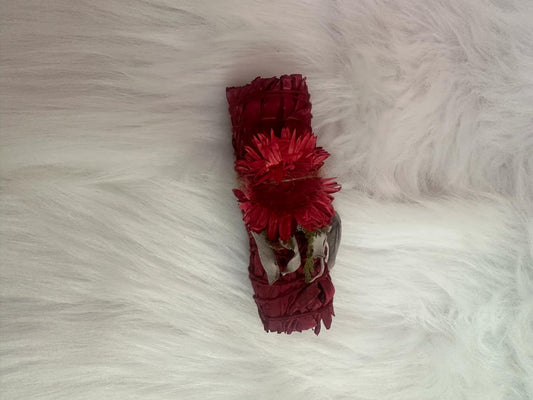 Holly Jolly Dragon’s Blood Sage Smudge Stick