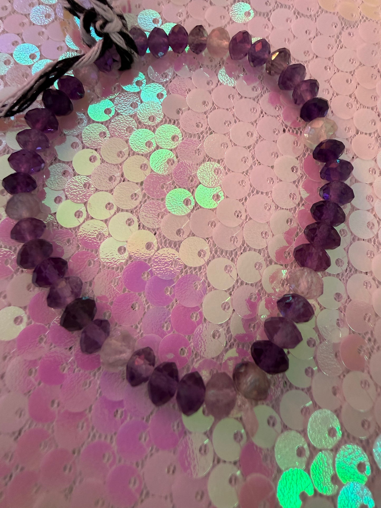 Purple Flourite A grade Handmade Bracelet