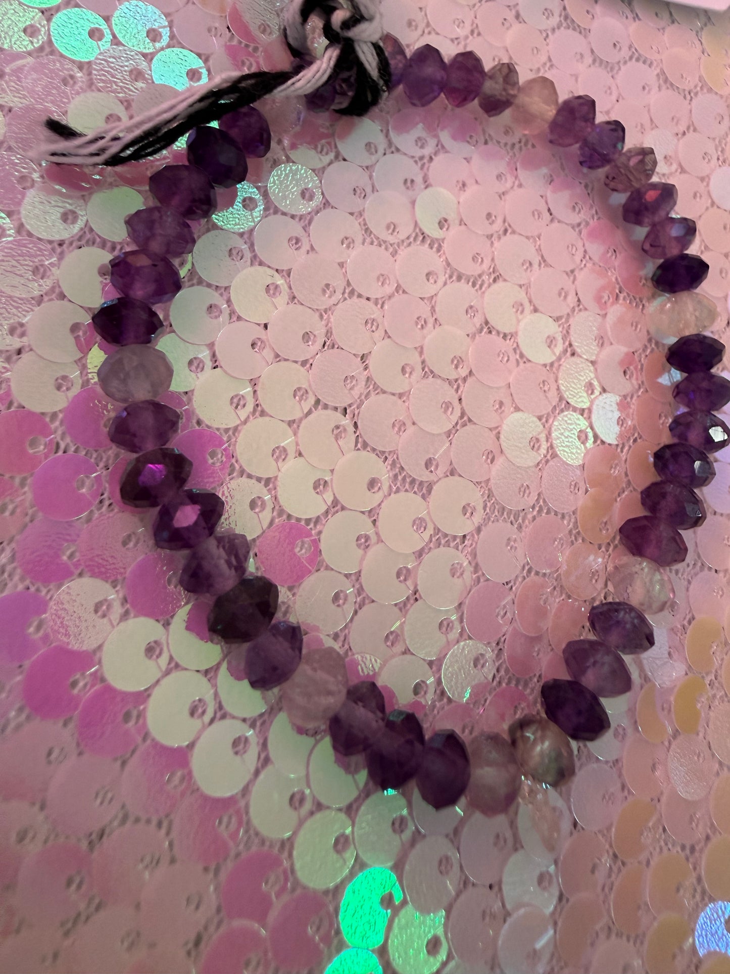 Purple Flourite A grade Handmade Bracelet