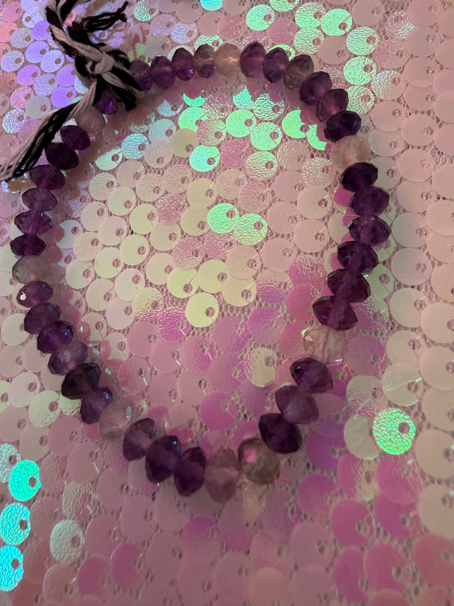 Purple Flourite A grade Handmade Bracelet