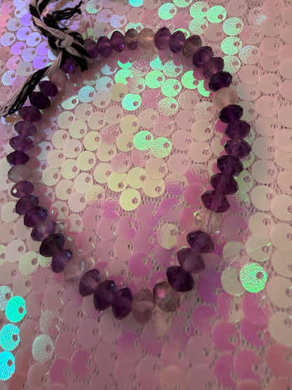 Purple Flourite A grade Handmade Bracelet