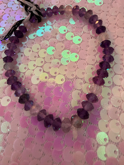 Purple Flourite A grade Handmade Bracelet