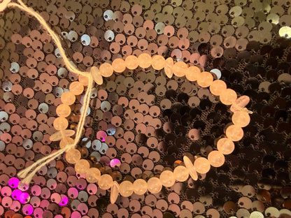 Rose Quartz handmade bracelet