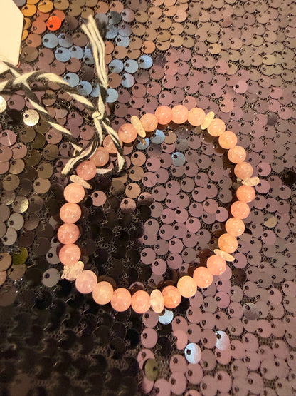 Rose Quartz Handmade Bracelet