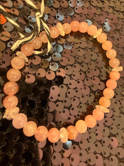 Rose Quartz Handmade Bracelet