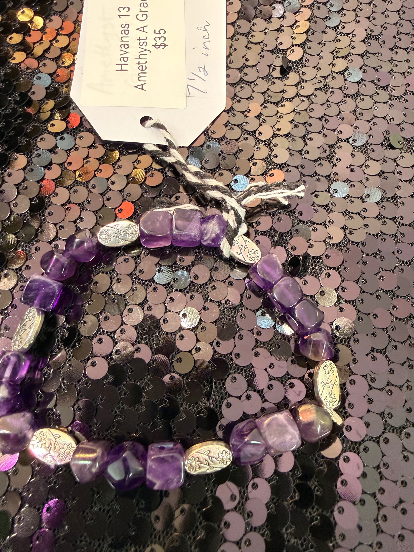 Amethyst Grade A Handmade Bracelet