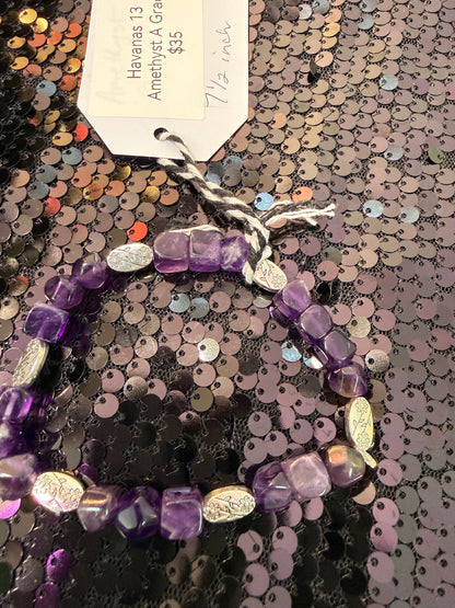 Amethyst Grade A Handmade Bracelet