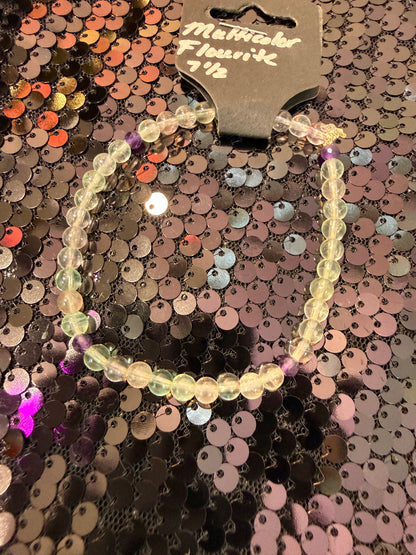 Multicolor Flourite Handmade Bracelet