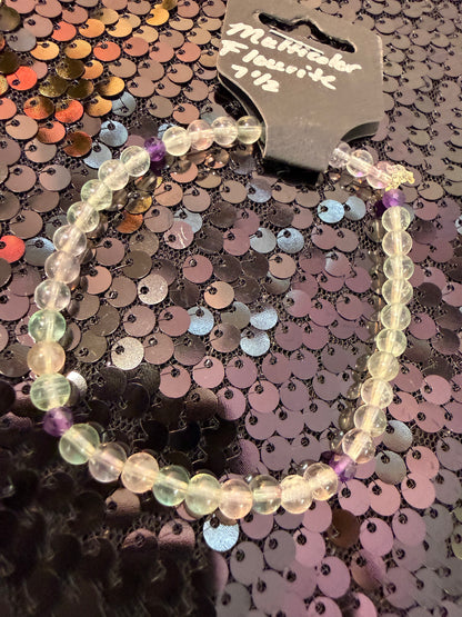 Multicolor Flourite Handmade Bracelet