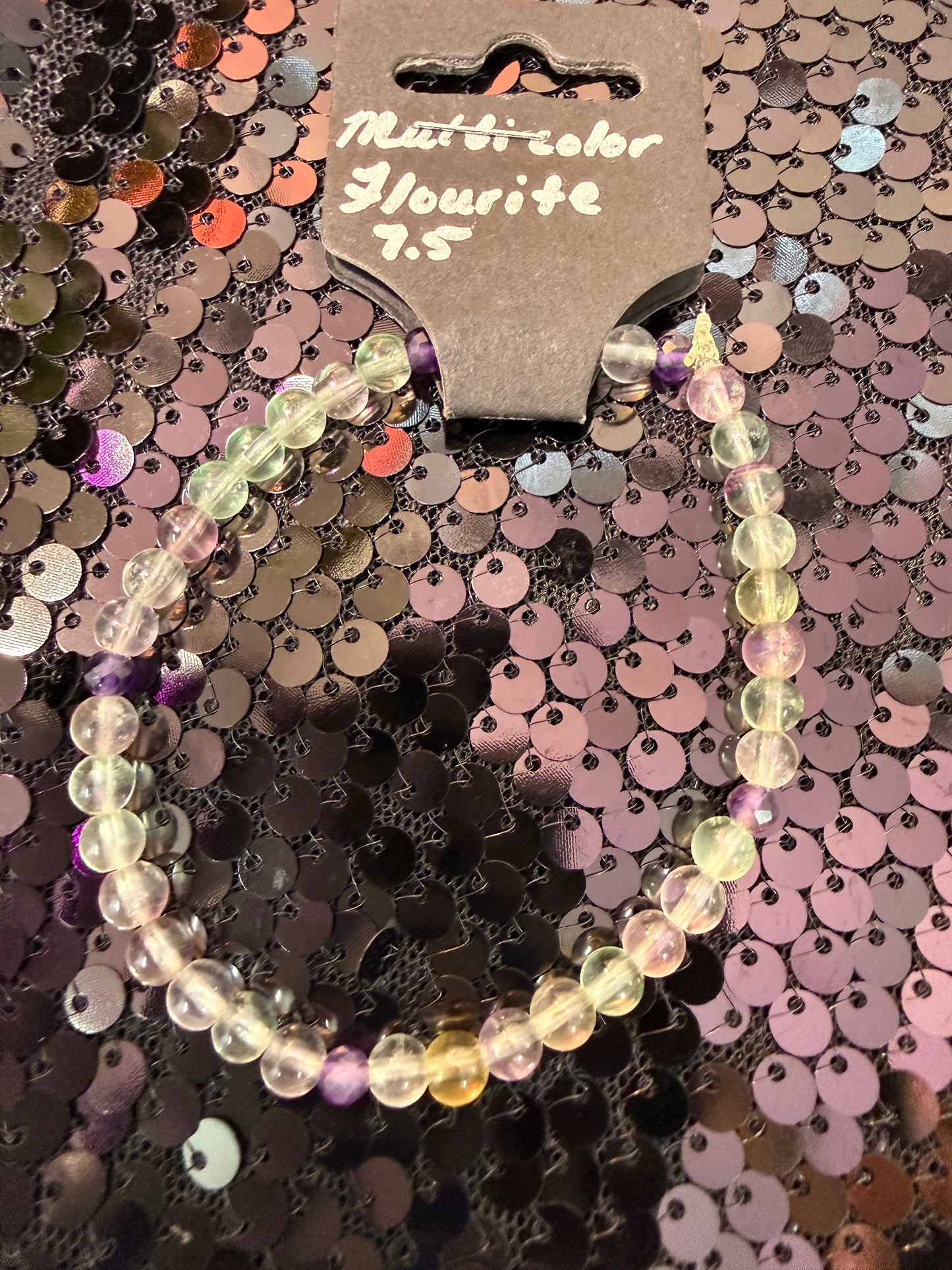 Multicolor Flourite Handmade Bracelet