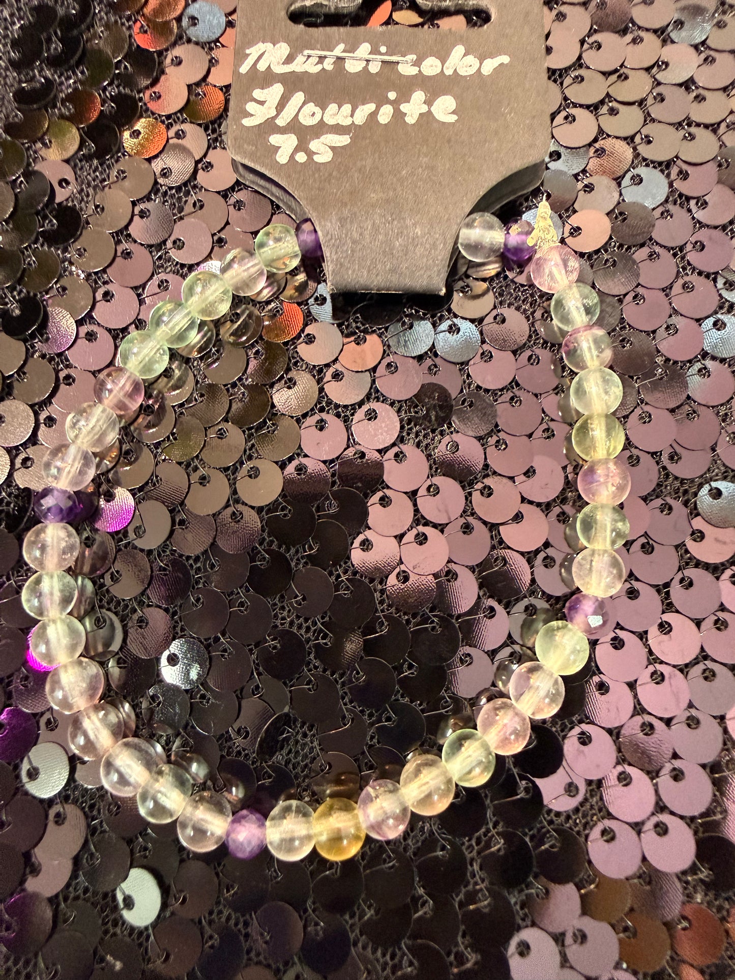Multicolor Flourite Handmade Bracelet