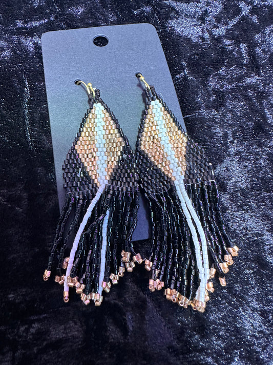 Summer Neon Beaded Collection Black