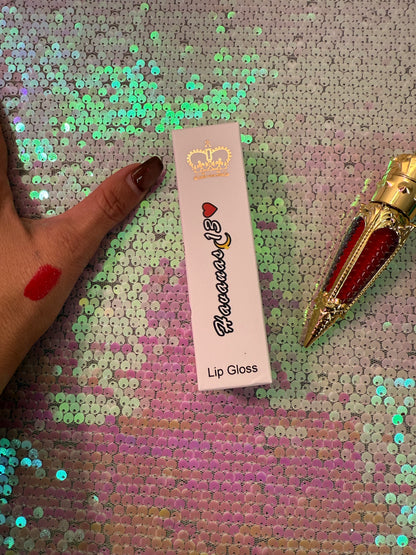 Brilliant cherry lip gloss