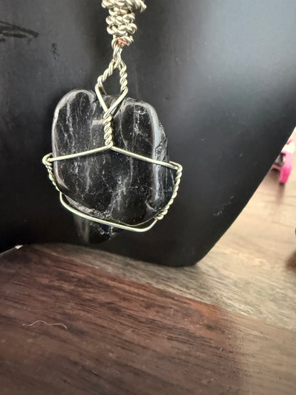 Black tourmaline pendant