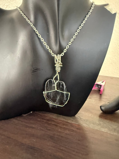 Black tourmaline pendant