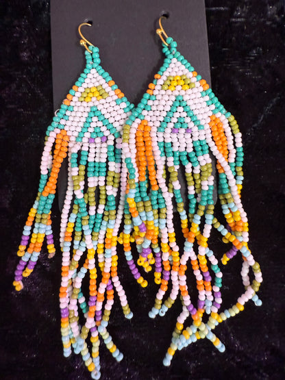 Harvest beaded earrings