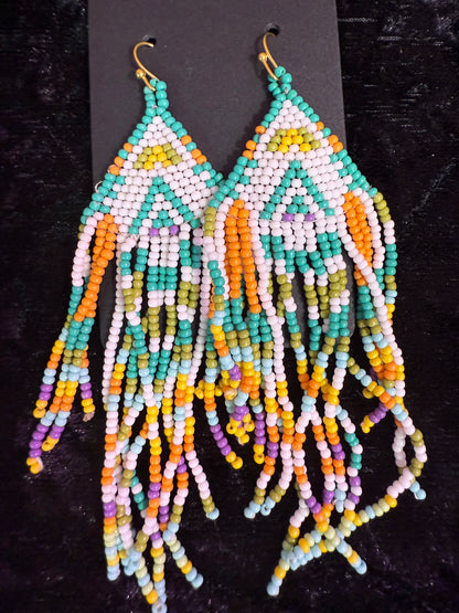 Harvest beaded earrings
