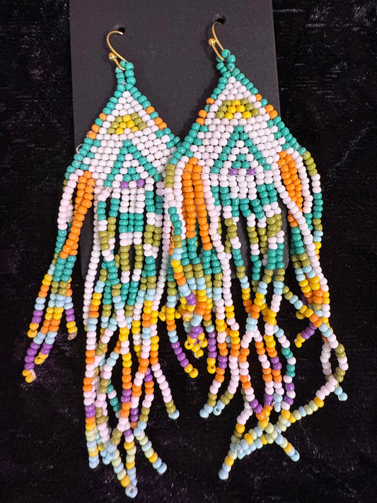 Harvest beaded earrings