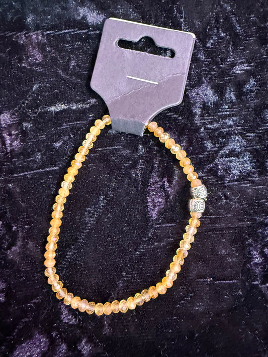 Citrine Handbeaded Bracelet