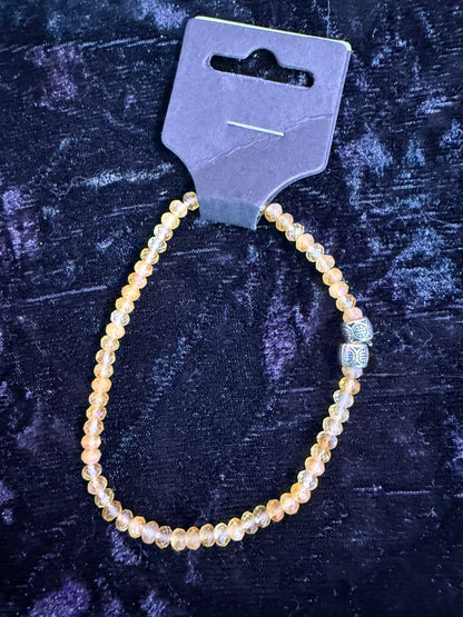 Citrine Handbeaded Bracelet