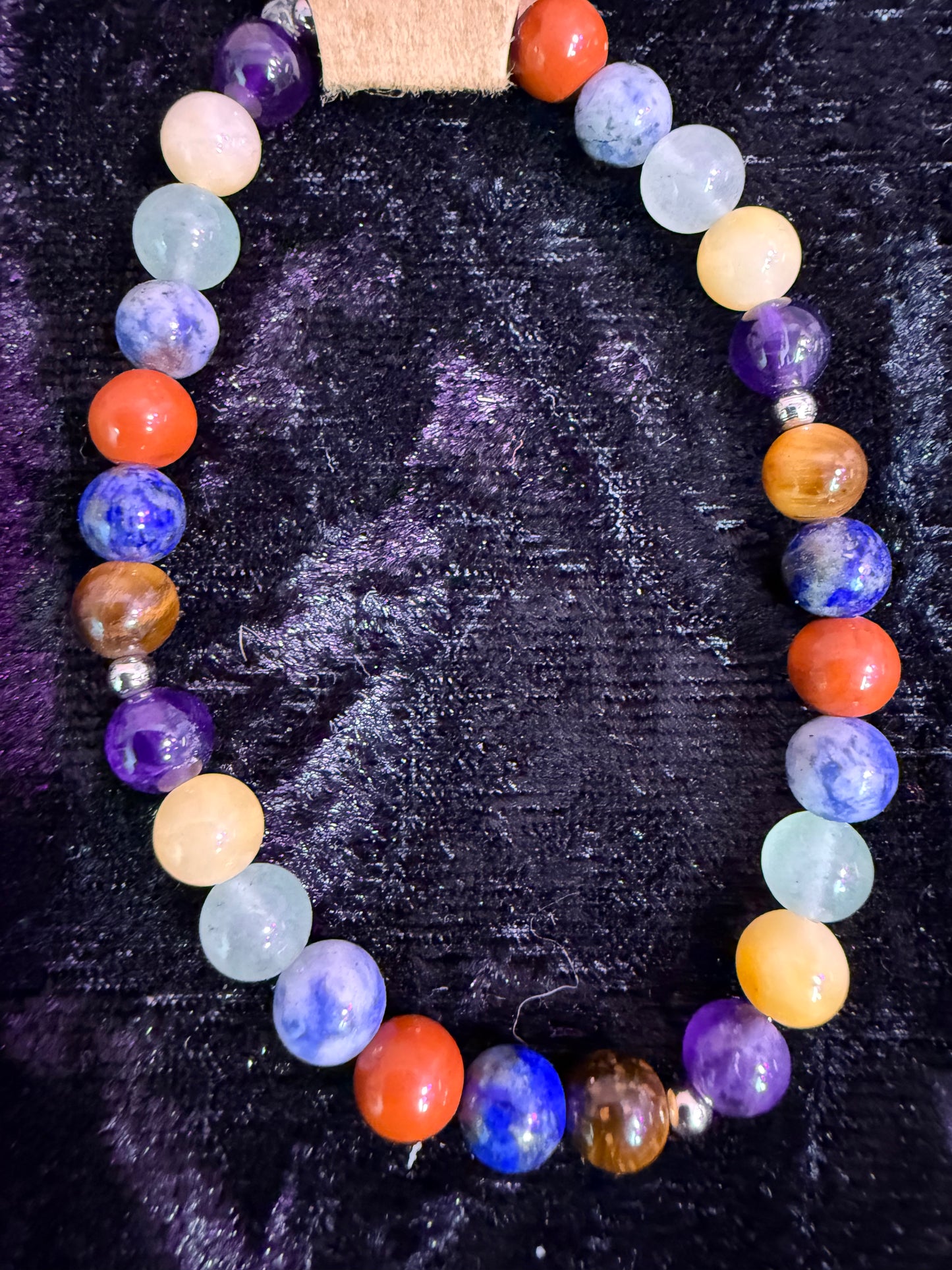 7 Chakra Handbeaded bracelet