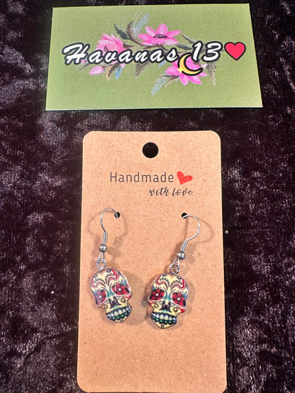 Dia de los Muertos Assorted Colors Earrings
