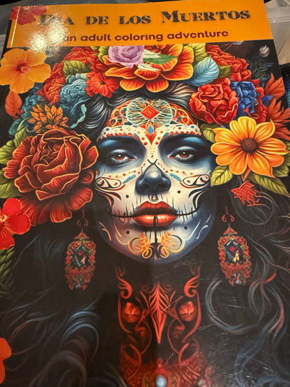 Dia de Los Muertos coloring book