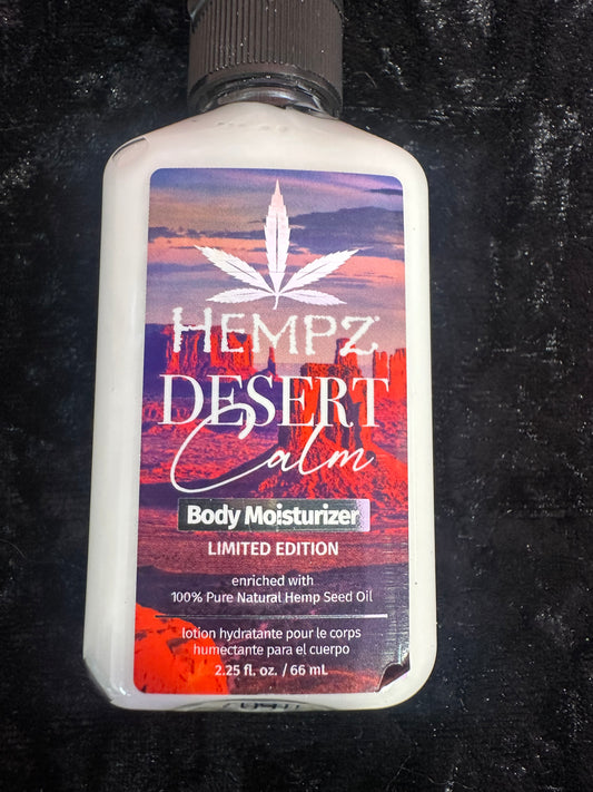 Hempz Desert calm herbal body moisturizer limited edition