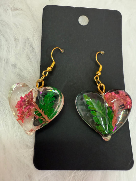 Dried flowers La Flor earrings