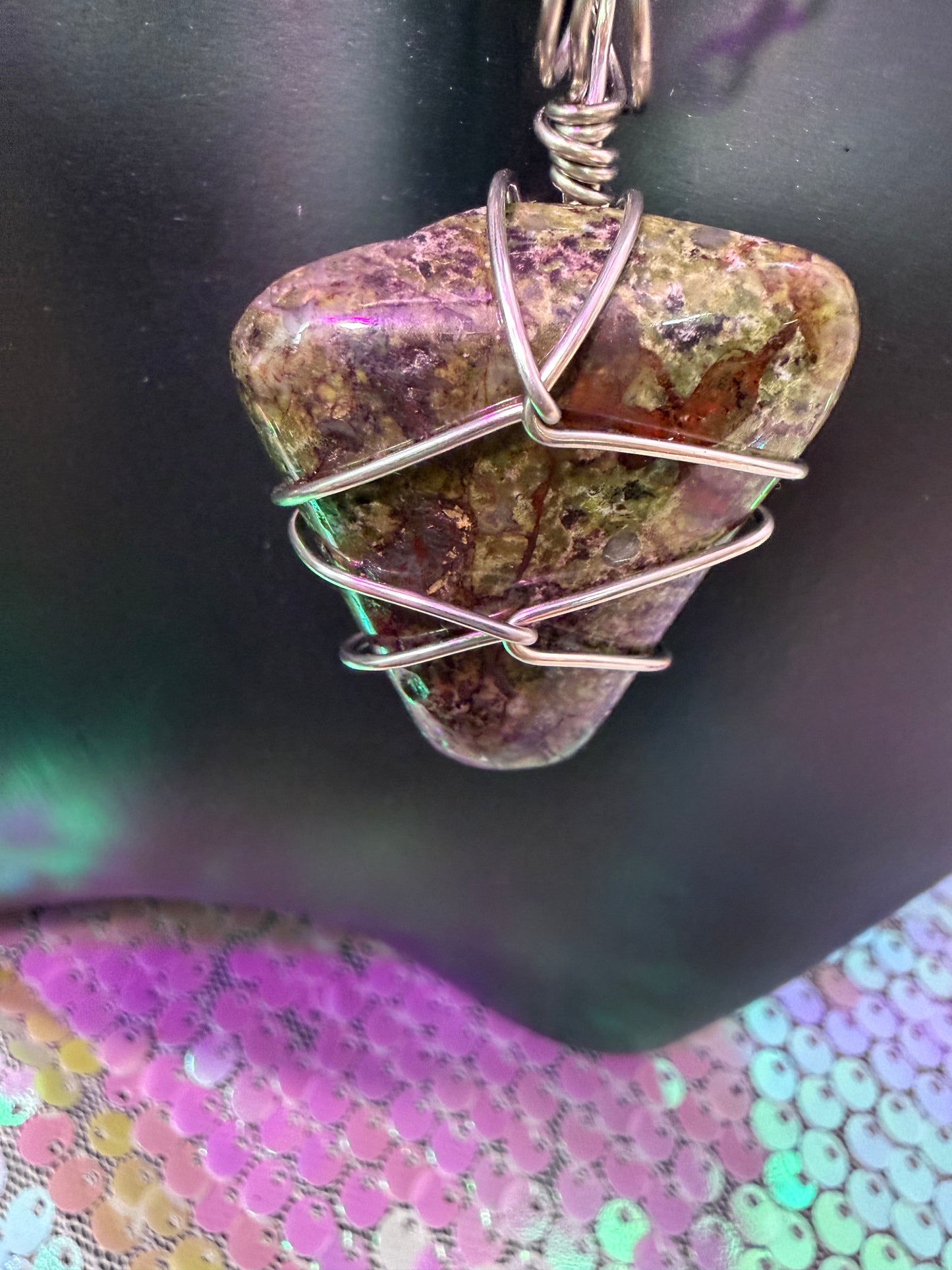 Red Dragon Jasper Pendant