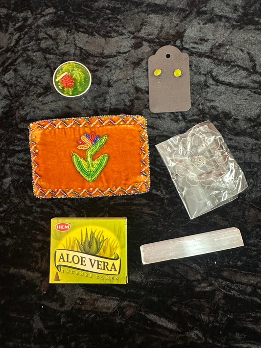 Desert orange heat self care beauty kit