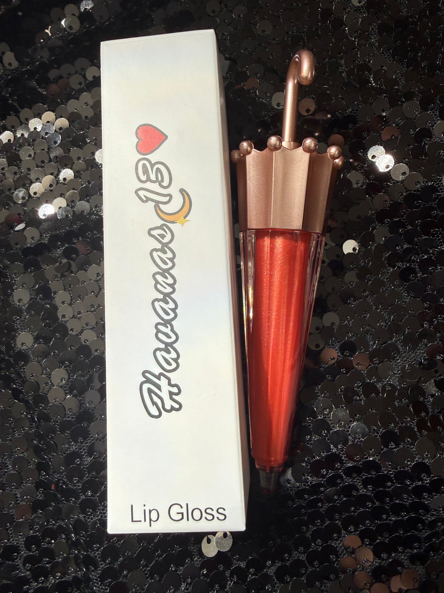 Coral daze paraben free vegan limited edition umbrella lip gloss