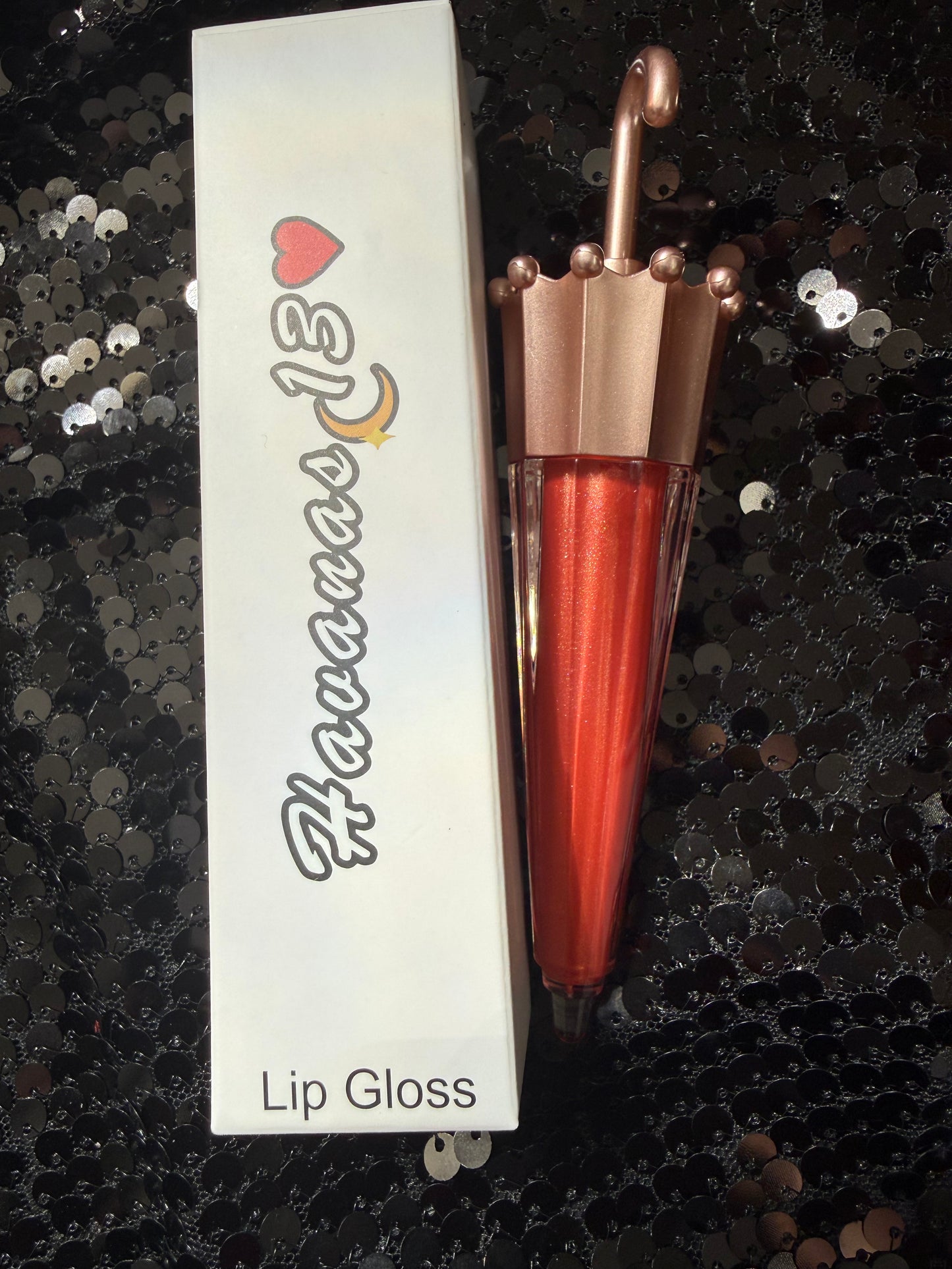 Coral daze paraben free vegan limited edition umbrella lip gloss