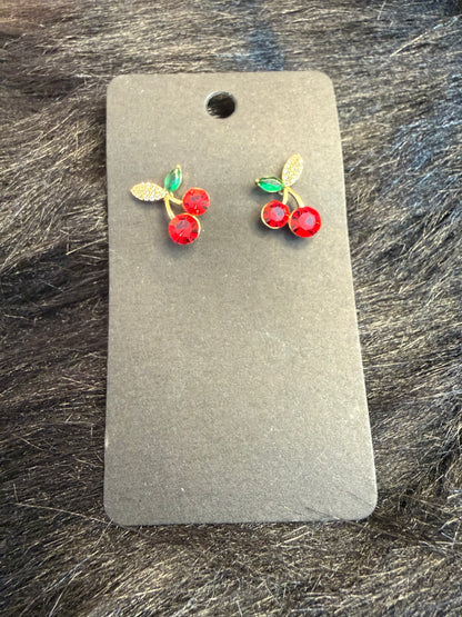 Cherry earrings