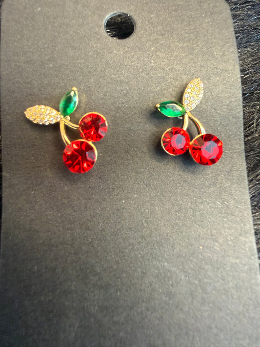Cherry earrings