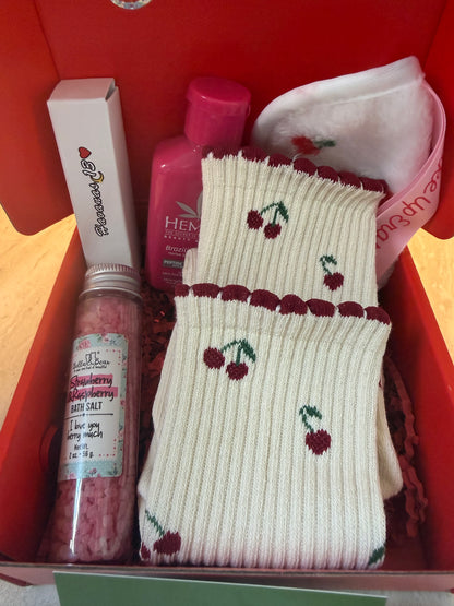 Custom Havanas13 Cherry Collection self care kit